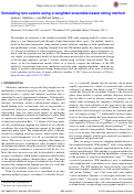 Cover page: Simulating rare events using a weighted ensemble-based string method.