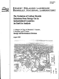 Cover page: The Evolution of Carbon Dioxide Emissions from Energy Use in Industrialized Countries: An End-Use Analysis