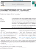 Cover page: Lessons learned from implementing the Supplemental Nutrition Assistance Program Education Small Corner Store Project in Los Angeles County