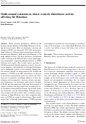 Cover page: Multi-annual variations in winter westerly disturbance activity affecting the Himalaya