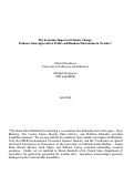 Cover page: The Economic Impacts of Climate Change: Evidence from Agricultural Profits and Random Fluctuations in Weather