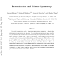 Cover page: Bosonization and mirror symmetry