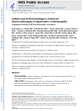 Cover page: Patient-Level Artificial Intelligence–Enhanced Electrocardiography in Hypertrophic&nbsp;Cardiomyopathy Longitudinal Treatment and Clinical Biomarker Correlations