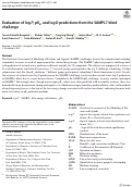 Cover page: Evaluation of log P, pKa, and log D predictions from the SAMPL7 blind challenge