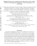 Cover page: Multiple Peaks in the Angular Power Spectrum of the Cosmic Microwave Background: 
Significance and Consequences for Cosmology