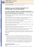 Cover page: Staphylococcus via an Interaction With the ELR+ CXC Chemokine ENA-78 Is Associated With BOS