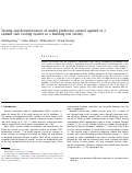 Cover page: Testing and demonstration of model predictive control applied to a radiant slab cooling system in a building test facility