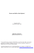 Cover page: Patents and R&amp; D as Real Options