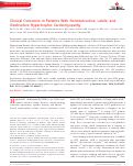 Cover page: Clinical Outcomes in Patients With Nonobstructive, Labile, and Obstructive Hypertrophic Cardiomyopathy