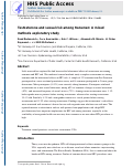 Cover page: Testosterone and sexual risk among transmen: a mixed methods exploratory study