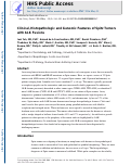 Cover page: Clinical, Histopathologic, and Genomic Features of Spitz Tumors With ALK Fusions