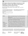 Cover page: Pilot Study of Intra-Aortic Balloon Occlusion to Limit Morbidity in Patients with Adherent Placentation Undergoing Cesarean Hysterectomy