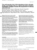 Cover page: The Cardiovascular Trial of the Testosterone Trials