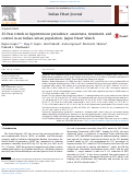 Cover page: 25-Year trends in hypertension prevalence, awareness, treatment, and control in an Indian urban population: Jaipur Heart Watch