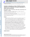 Cover page: Evaluation of antiparkinson activity of PTUPB by measuring dopamine and its metabolites in Drosophila melanogaster: LC–MS/MS method development