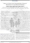 Cover page: Effect of generic-only drug benefits on seniors' medication use and financial burden.