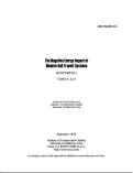 Cover page: The Negative Energy Impact of Modern Rail Transit Systems