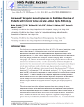 Cover page: Increased Fibrogenic Gene Expression in Multifidus Muscles of Patients With Chronic Versus Acute Lumbar Spine Pathology.