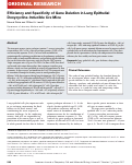 Cover page: Efficiency and Specificity of Gene Deletion in Lung Epithelial Doxycycline-Inducible Cre Mice