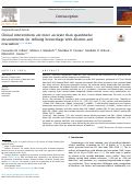 Cover page: Clinical interventions are more accurate than quantitative measurements for defining hemorrhage with dilation and evacuation