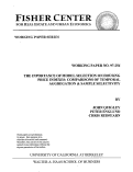 Cover page: The Importance of Model Selection on Housing Price Indexes: Comparisons of Temporal Aggregation and Sample Selectivity