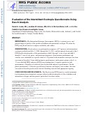 Cover page: Evaluation of the Intermittent Exotropia Questionnaire using Rasch analysis.