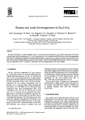 Cover page: Raman and weak ferromagnetism in Eu2CuO4