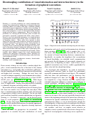 Cover page: Disentangling contributions of visual information and interaction history in theformation of graphical conventions