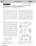 Cover page: Multidimensional Correlations in Asymmetric Catalysis through Parameterization of Uncatalyzed Transition States