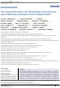 Cover page: The long and the short of it: Mechanisms of synchronous and compensatory dynamics across temporal scales