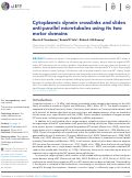 Cover page: Cytoplasmic dynein crosslinks and slides anti-parallel microtubules using its two motor domains