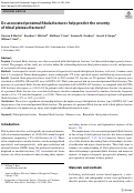 Cover page: Do associated proximal fibula fractures help predict the severity of tibial plateau fractures?