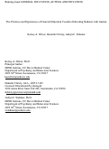 Cover page: Practices and experiences of general education teachers educating students with autism