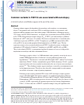 Cover page: Common variants in P2RY11 are associated with narcolepsy.