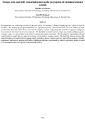 Cover page: Scrape, rub, and roll: causal inference in the perception of sustained contactsounds