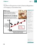 Cover page: The Role of Dopamine in the Collective Regulation of Foraging in Harvester Ants.