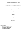 Cover page: Photodegradation and Heterogeneous OH Oxidation Kinetics and Product Analysis of Aerosolized Triclosan Mixed with NaCl and Humic Acid