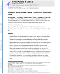 Cover page: Peptidomic Analysis of Rat Plasma