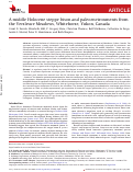 Cover page: A middle Holocene steppe bison and paleoenvironments from the Versleuce Meadows, Whitehorse, Yukon, Canada