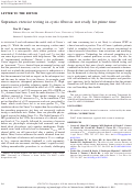 Cover page: Supramax exercise testing in cystic fibrosis: not ready for prime time