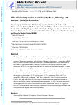 Cover page: The clinical imperative for inclusivity: Race, ethnicity, and ancestry (REA) in genomics.