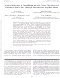 Cover page: Dyadic Collaboration in Shared Health Behavior Change: The Effects of a Randomized Trial to Test a Lifestyle Intervention for High-Risk Latinas