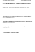 Cover page: How do operating conditions affect As(III) removal by iron electrocoagulation?