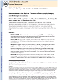 Cover page: Neuroendovascular Optical Coherence Tomography Imaging and Histological Analysis