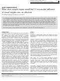 Cover page: What does weight stigma smell like? Cross-modal influence of visual weight cues on olfaction