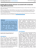 Cover page: Erythrodermic Darier disease associated with metastatic lung adenocarcinoma