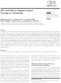 Cover page: Hits and Misses: Digital Contact Tracing in a Pandemic