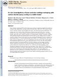 Cover page: Ex vivo investigations of laser auricular cartilage reshaping with carbon dioxide spray cooling in a rabbit model