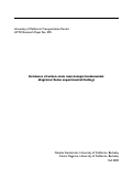 Cover page: Existence of urban-scale macroscopic fundamental diagrams: Some experimental findings