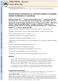 Cover page: Antiretroviral Concentrations in Small Hair Samples as a Feasible Marker of Adherence in Rural Kenya